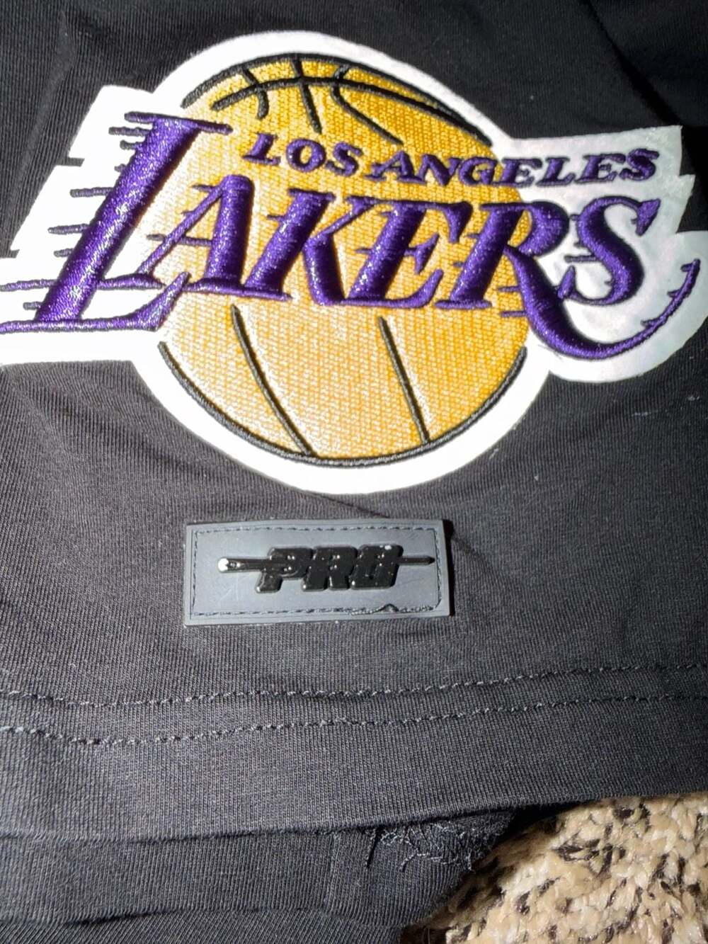 Pro Standard Los Angeles Lakers Luxury Athletic Collection Patch T-Shirt